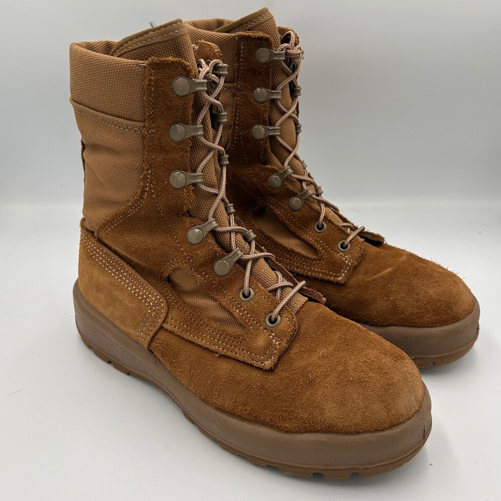 Belleville Mens FAFTW 7.5 WF Safe to Fly Military Flight Boots Coyote Brown 7.5W